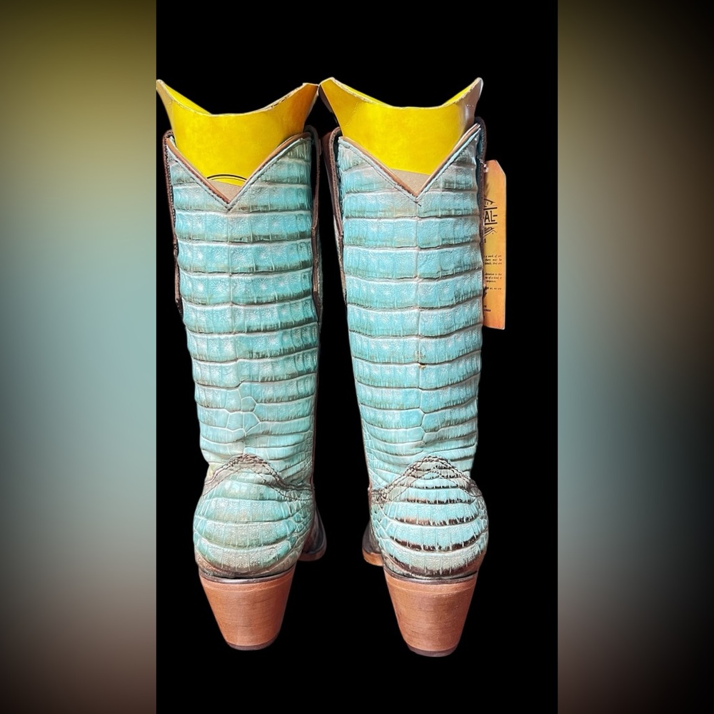 Corral Full Caiman Jade Boot - Picture 5 of 9